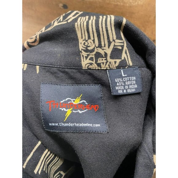 Thunderhead Men's‎ Short Sleeve Button Up Size Large - Picture 3 of 4